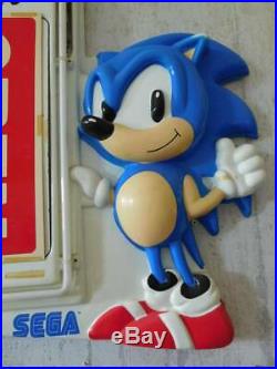 Sega Sonic 90's Neon signs Coming soon Open Vintage Collector Item Rare game