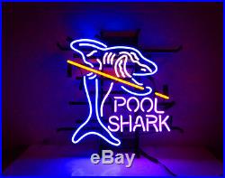 Shark Pool Vintage Game Neon Light Sign Store Bar Pub Room Wall Decor Lamp