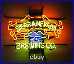 Sierra Nevada Brewing Co Vintage Hand Made Neon Light Sign Bar Lamp Decor