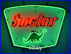 Sinclair Dino 19x15 Neon Sign Glass Cave Store Artwork Vintage Acrylic