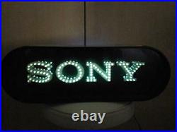 Sony Neon Display Sign Promotional Vintage Lights