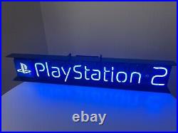 Sony PlayStation 2 Neon Vintage Display Sign