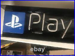 Sony PlayStation 2 Neon Vintage Store Display Sign