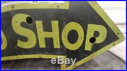 Speed Shop neon sign can painted not porcelain vintage gas oil