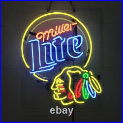 Sport Team Neon Beer Sign Home Bar Store Pub Decor Vintage Neon Bar Signs 19x15