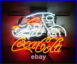 Sports Racing Motorcycle Cola Beer Bar Pub Decor Vintage Neon Sign uk 18x15