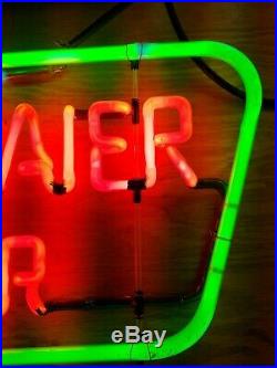 Stegmaier Neon Beer Sign Vintage RARE Wilkes Barre
