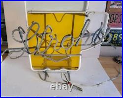 Strohs Beer Neon Light Beer Mug Design Vintage