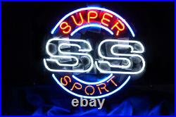 Svper Sport Vintage Hand Craft Garage Decor Neon Light Sign 24