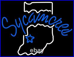 Sycamores Vintage Neon Sign Custom Real Glass Cave Beer Bar Sign