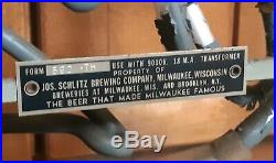 TAKE HOME SCHLITZ Vintage Beer Sign Bar Light Neon Look Old Mancave Old Working