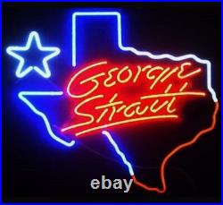 Texas George Strait Neon Light Neon Sign Bar Vintage Wall Glass Lamp