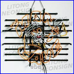 The Man Cave Cheer Beer Vintage Neon Light Sign Bar Pub Cave Wall Decor 24x20