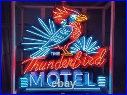 The Thunderbird Motel Neon Sign / Vintage Motel Signs / Car Hot Rod Mens Garage The Thunderbird Motel Neon Sign / Vintage Motel Signs / Car Hot Rod Mens Garage