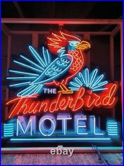 The Thunderbird Motel Neon Sign / Vintage Motel Signs / Car Hot Rod Mens Garage The Thunderbird Motel Neon Sign / Vintage Motel Signs / Car Hot Rod Mens Garage
