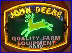 US STOCK Farm Tractor Equipmen Vintage 24x20 Neon Sign Garage Man Cave Artwork