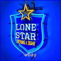 US STOCK Lone Star Texas Light Vintage Neon Sign With HD Vivid Printing 20x16