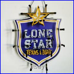 US STOCK Lone Star Texas Light Vintage Neon Sign With HD Vivid Printing 20x16