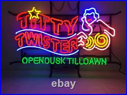 US STOCK Open Dusk Till Dawn Vintage Neon Light Sign Beer Bar Pub Decor 24x20