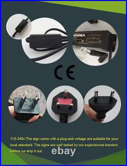 US STOCK Red Dog Shop Neon Sign Light Lamp Visual vintage Glass Decor 19x15