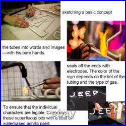 US STOCK Red Dog Shop Neon Sign Light Lamp Visual vintage Glass Decor 19x15