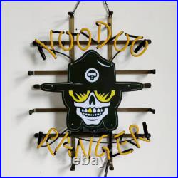US STOCK Voodoo Ranger Skull Vintage Neon Beer Sign Home Bar Club Glass Art 19