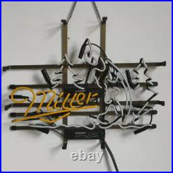US Stock Beer Fishing Fish Vintage Neon Light Sign Bar Pub Glass Decor 24x18
