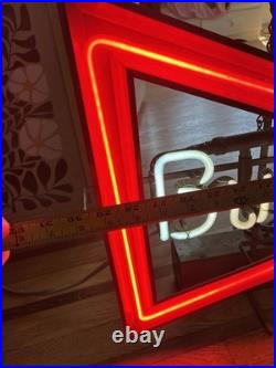 Ultra Rare Vintage 1960s Budweiser Beer Lighted Sign NEON WORKS 100% BLINKING