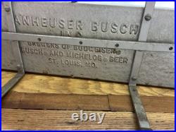 Ultra Rare Vintage 1960s Budweiser Beer Lighted Sign NEON WORKS 100% BLINKING