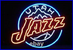Utah Jazz Neon Sign Vintage Handmade Glass Eye-catching Man Cave Light