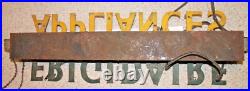 VERY RARE VINTAGE 1930s FRIDGIDAIRE APPLIANCES NEON SIGN (NEEDS RESTORATION)