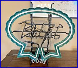 VINTAGE 1992 Pabst Blue Ribbon PBR Beer Neon Light Sign Bar Pub Retro 20x21x8