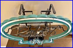 VINTAGE 1992 Pabst Blue Ribbon PBR Beer Neon Light Sign Bar Pub Retro 20x21x8