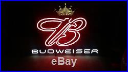 Vintage Budweiser B Neon Wall / Window Sign