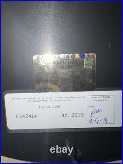 VINTAGE DR PEPPER NEON SODA BOTTLE CLOCK SIGN 24x8 LIGHT LAMP HD SOFT DRINK