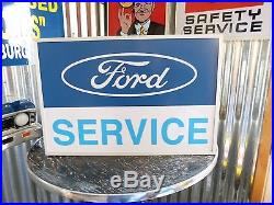 Vintage Ford Dealership Lighted Neon Service Sign Mustang Ford Racing Boss 302
