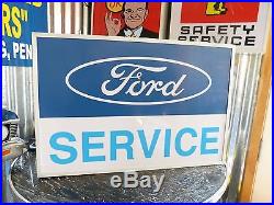 Vintage Ford Dealership Lighted Neon Service Sign Mustang Ford Racing Boss 302