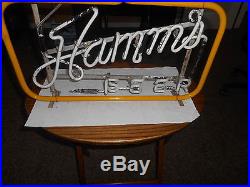 Vintage Hamms Hamms Beer Neon Light Sign 11 1/2 By 20 1/2