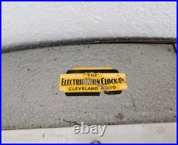 VINTAGE LARGE NEON CLOCK 1950s-1960s NICE-LOOKING WORK'S RARE