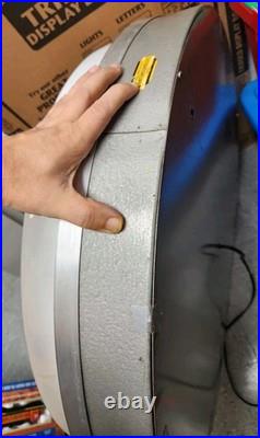 VINTAGE LARGE NEON CLOCK 1950s-1960s NICE-LOOKING WORK'S RARE