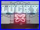 VINTAGE_LUCKY_LAGER_X_NEON_BEER_SIGN_1960_s_EXTREMELY_RARE_X_01_fz