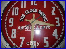 Vintage Neon Clock 26 Advertising Sign Beautiful! Great Holiday Gift