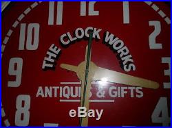 Vintage Neon Clock 26 Advertising Sign Beautiful! Great Holiday Gift