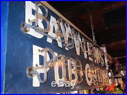 VINTAGE NEON DOUBLE SIDED SIGN c1940