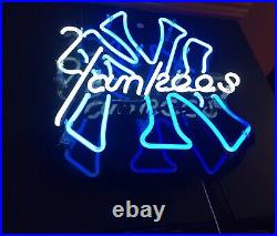 VINTAGE NEON SIGN NEW YORK YANKEES Baseball 2-Colors Rare 1 Of A Kind 2020 Champ