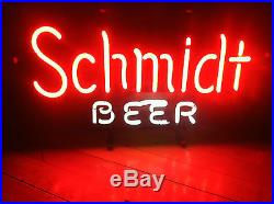 Vintage Schmidts Beer Brewery Neon Light Sign Everbrite St. Paul Minnesota