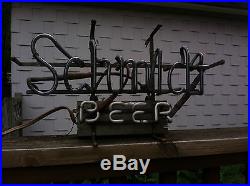 Vintage Schmidts Beer Brewery Neon Light Sign Everbrite St. Paul Minnesota
