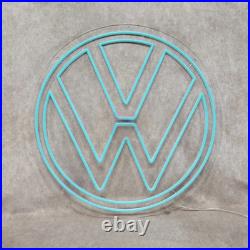 VOLKSWAGEN ROUND Neon Sign 22x22 Light Man Car Garage Logo Vintage Wall Decor VOLKSWAGEN ROUND Neon Sign 22x22 Light Man Car Garage Logo Vintage Wall Decor