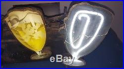 (VTG) 1950s Hamm's beer flashing mugs neon light up sign Transformer rare Hamms