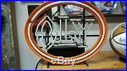 (VTG) 1960s-70s OLYMPIA OLY BEER NEON LIGHT UP SIGN GAME ROOM MAN CAVE BAR WA